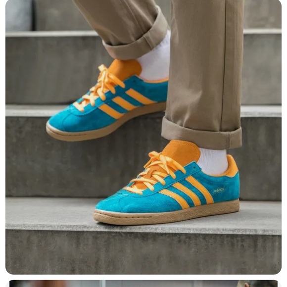 adidas Other - Adidas Stadt Active Orange/Teal Men’s Sneaker. Size 9.